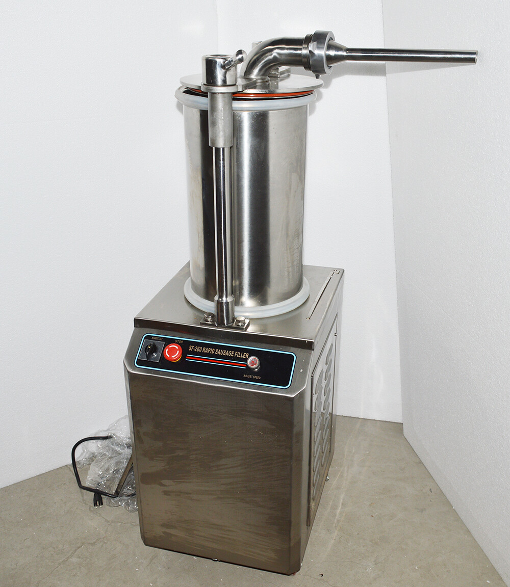 Commercial Hydraulic Sausage Stuffer Filler Stainless Steel 110V 1100W 26L