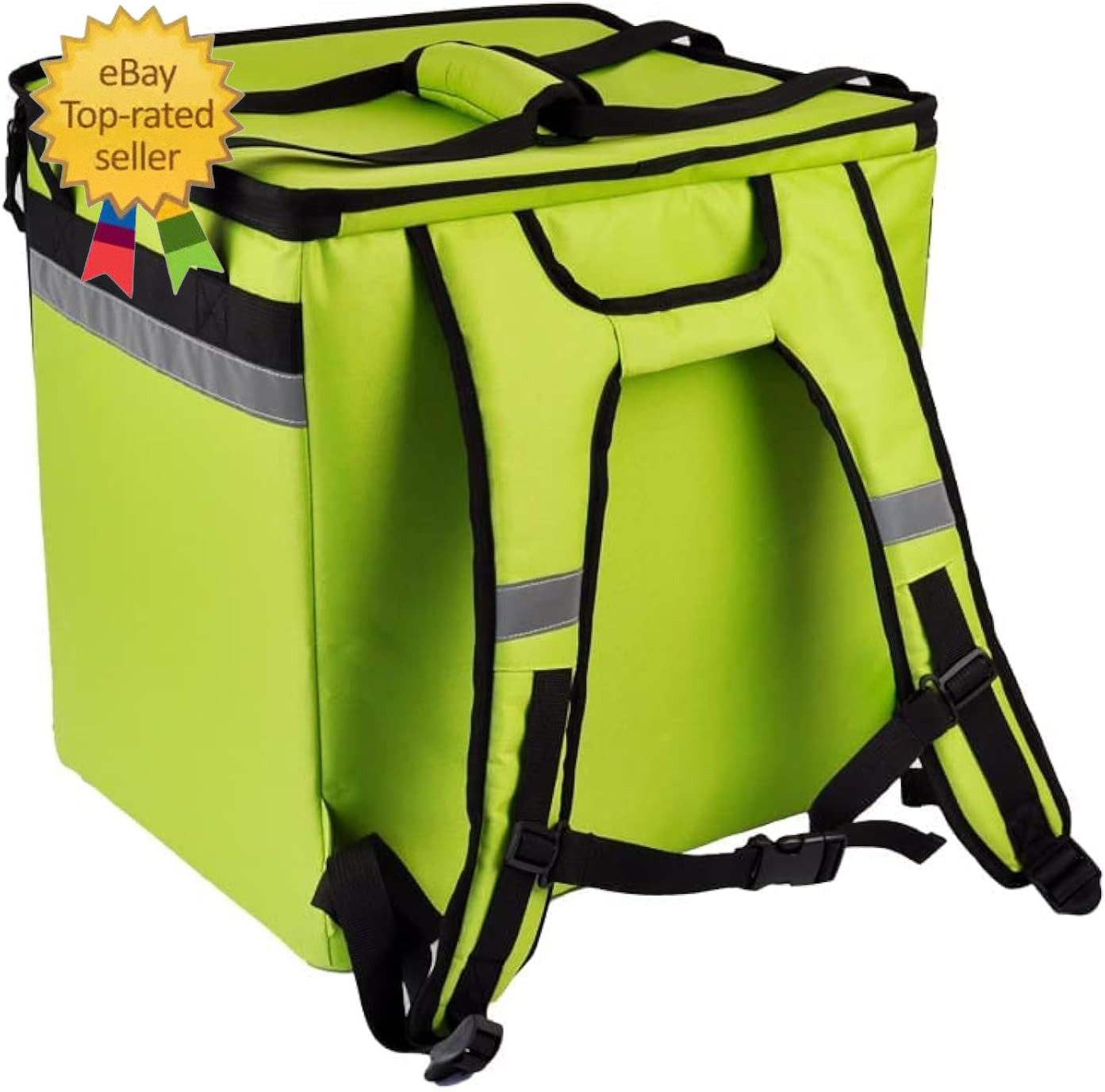 50L XL Large Insulated Food Delivery Backpack, Expandable Catering Cooler