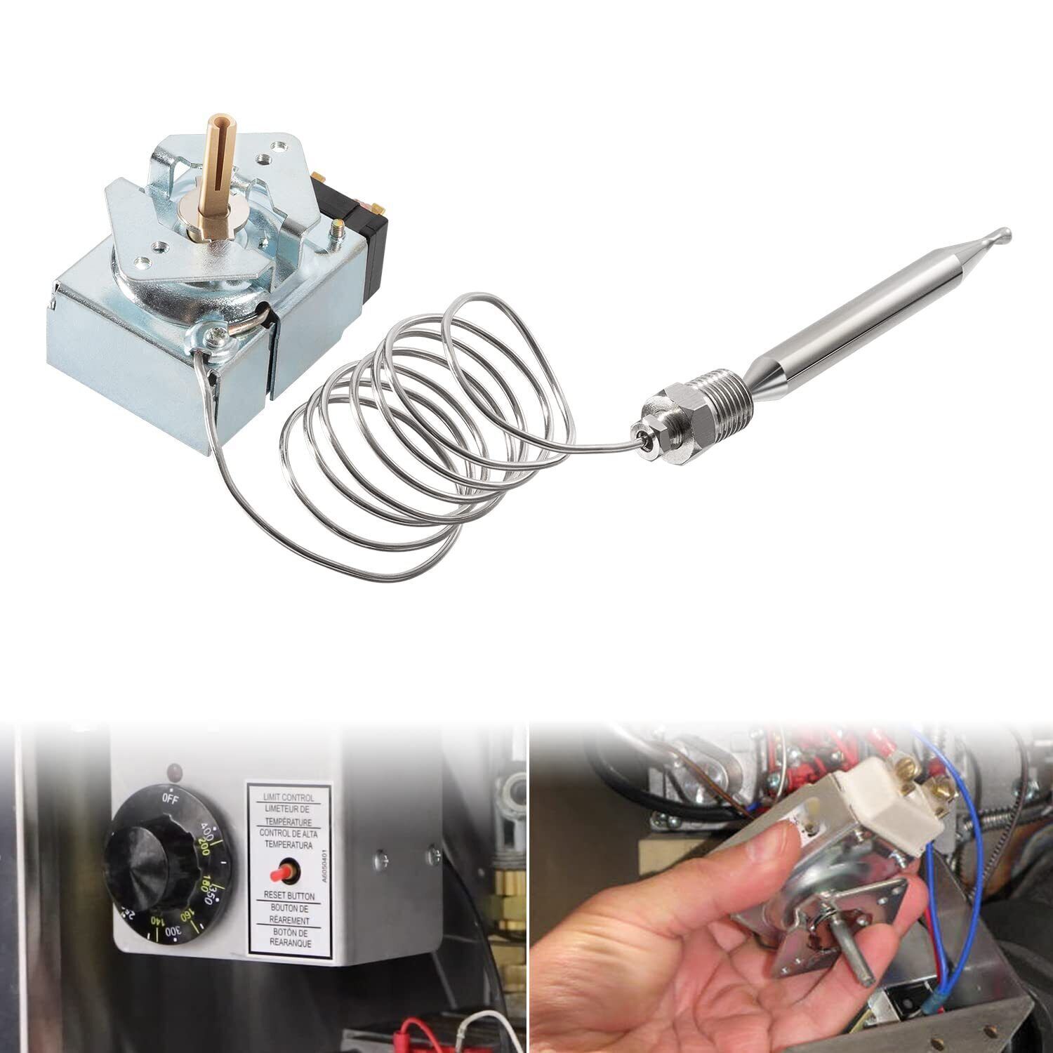 For Imperial Fryer Pitco RX-1-36 Thermostat 200-400F Rx Millivolt 60125401