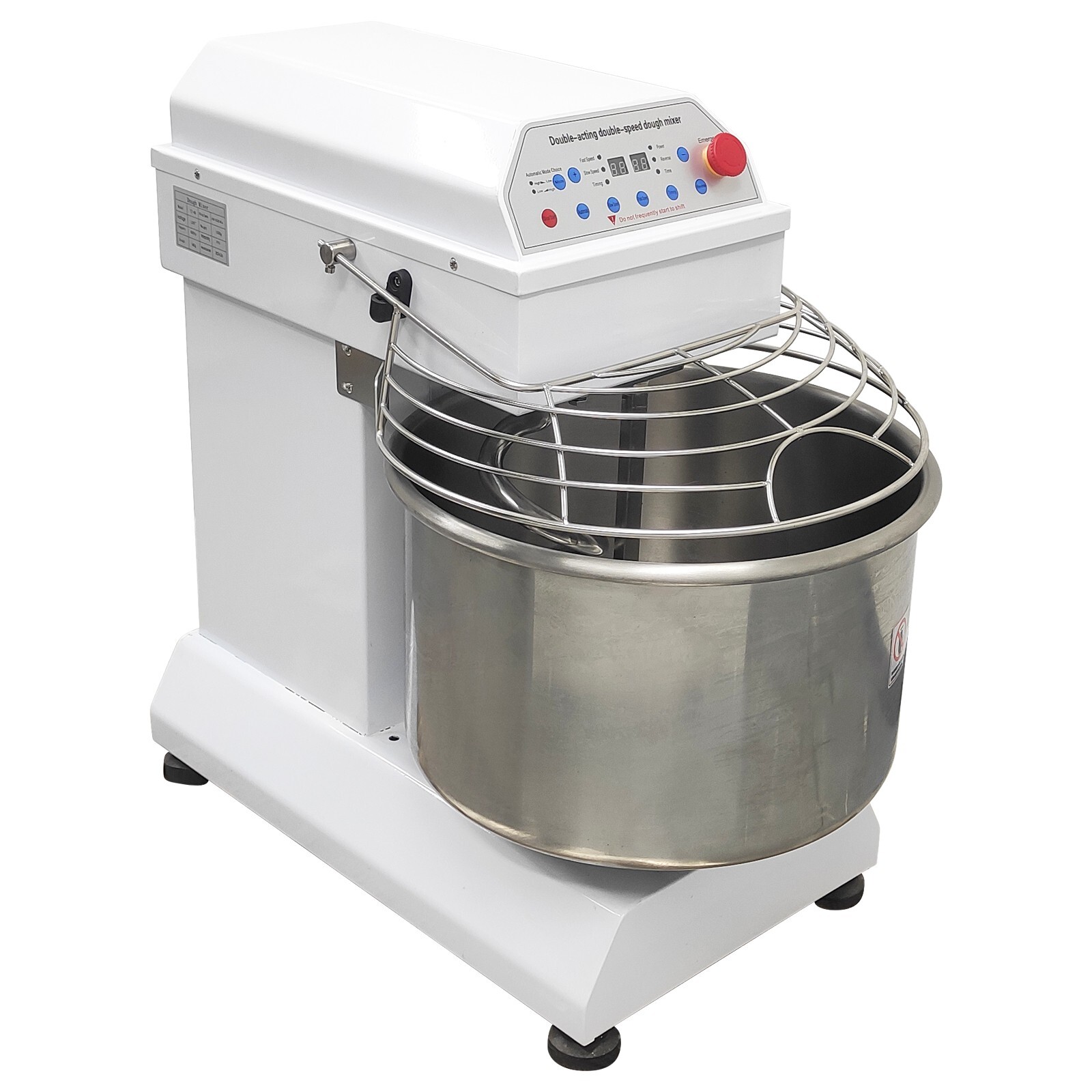 PreAsion® 40QT Commercial Spiral Dough Mixer Machine 110V Electric Flour Mixer