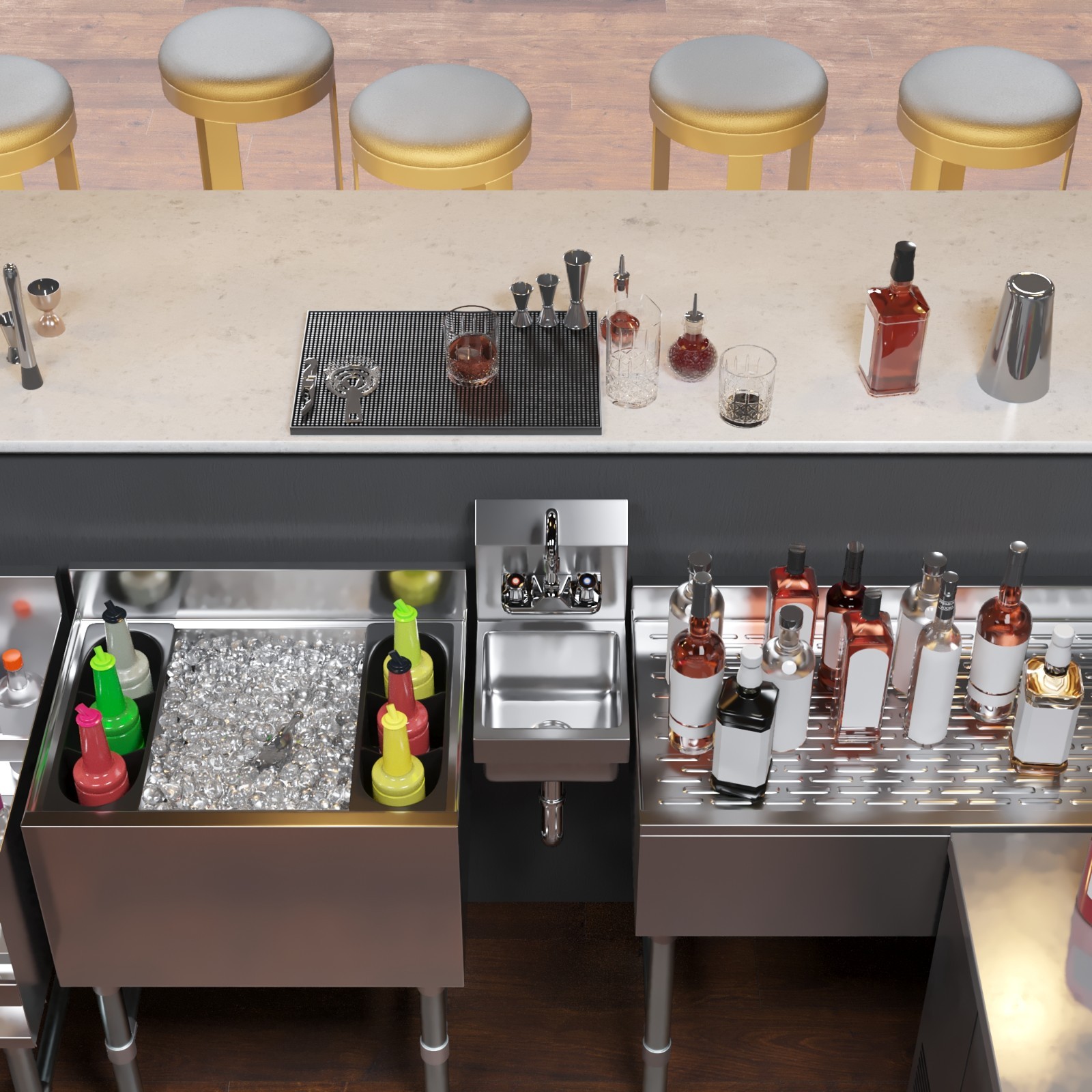12 in. x 9 in. x 13 in. Wall Mount Stainless Steel Hand Sink