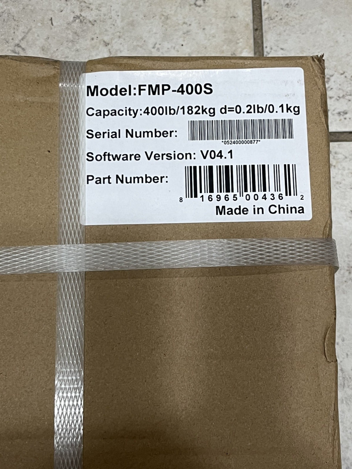 Salter Brecknell – 400 lb x .2 lb Keg Scale Mod:FMP-400S -816965004362