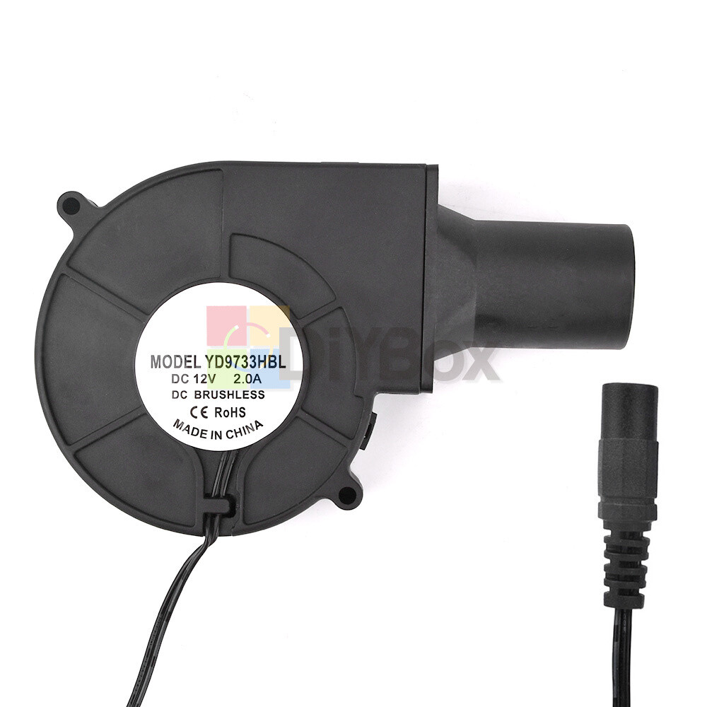 Blower Cooling Turbo Fan Large Air Volume Heating fan + Speed Regulator US Plug