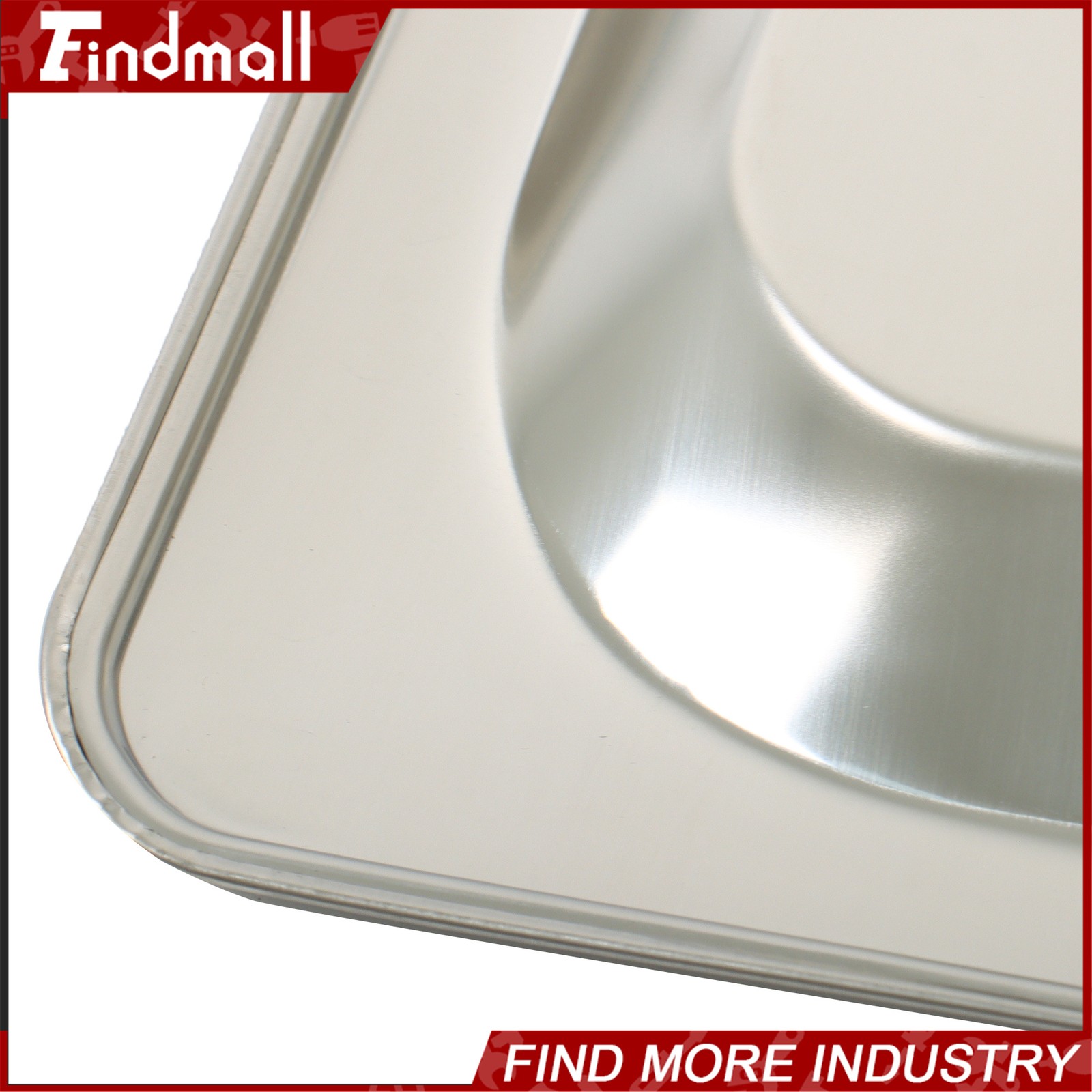 Findmall 4″ Deep Full Size Steam Table Pans w/ Lids 4 Pack Set Hotel Food Buffet