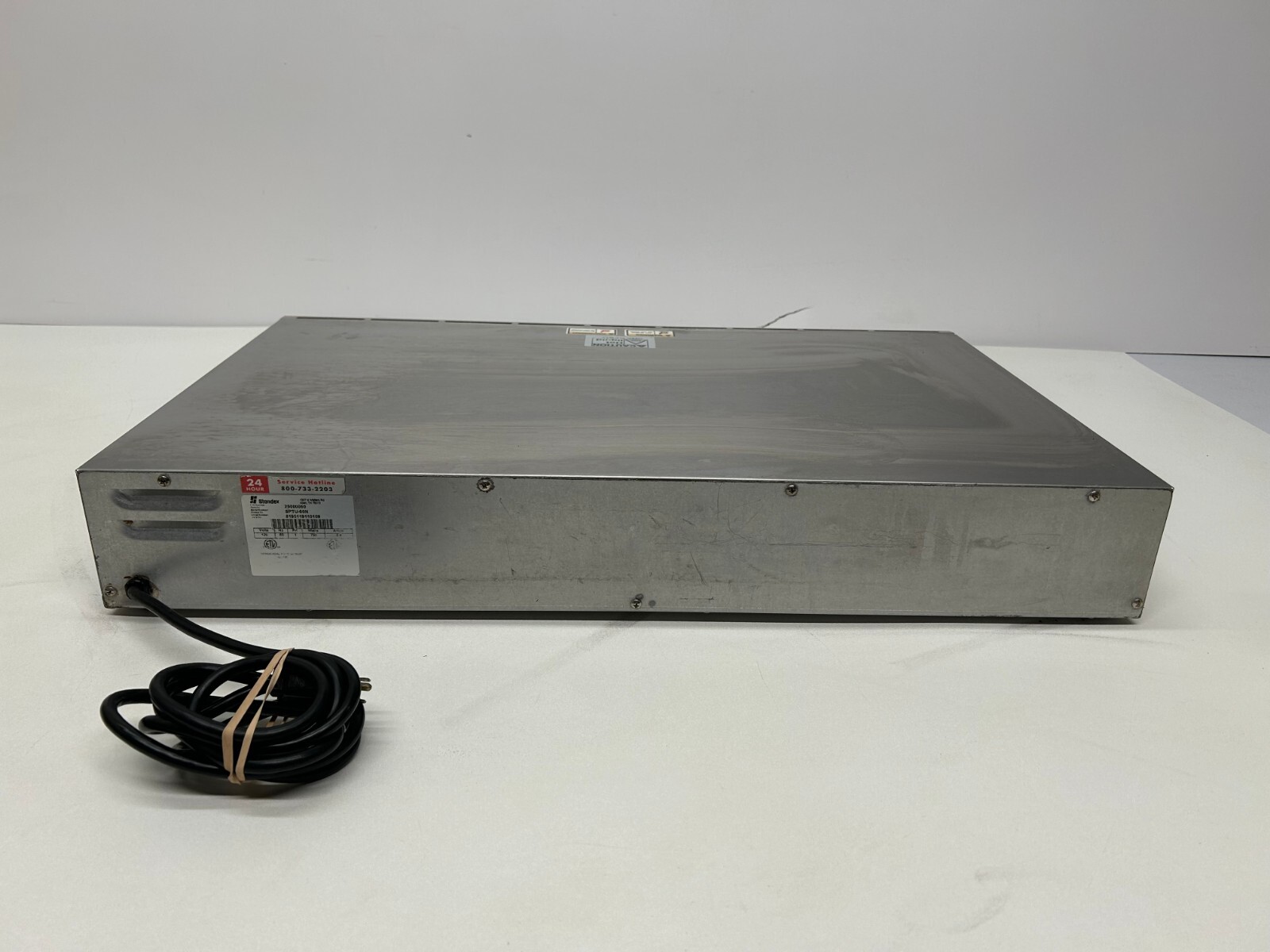 APW Wyott Standex SPTU-50N Commercial Food Hotdog Bun Warmer Thermo Drawer