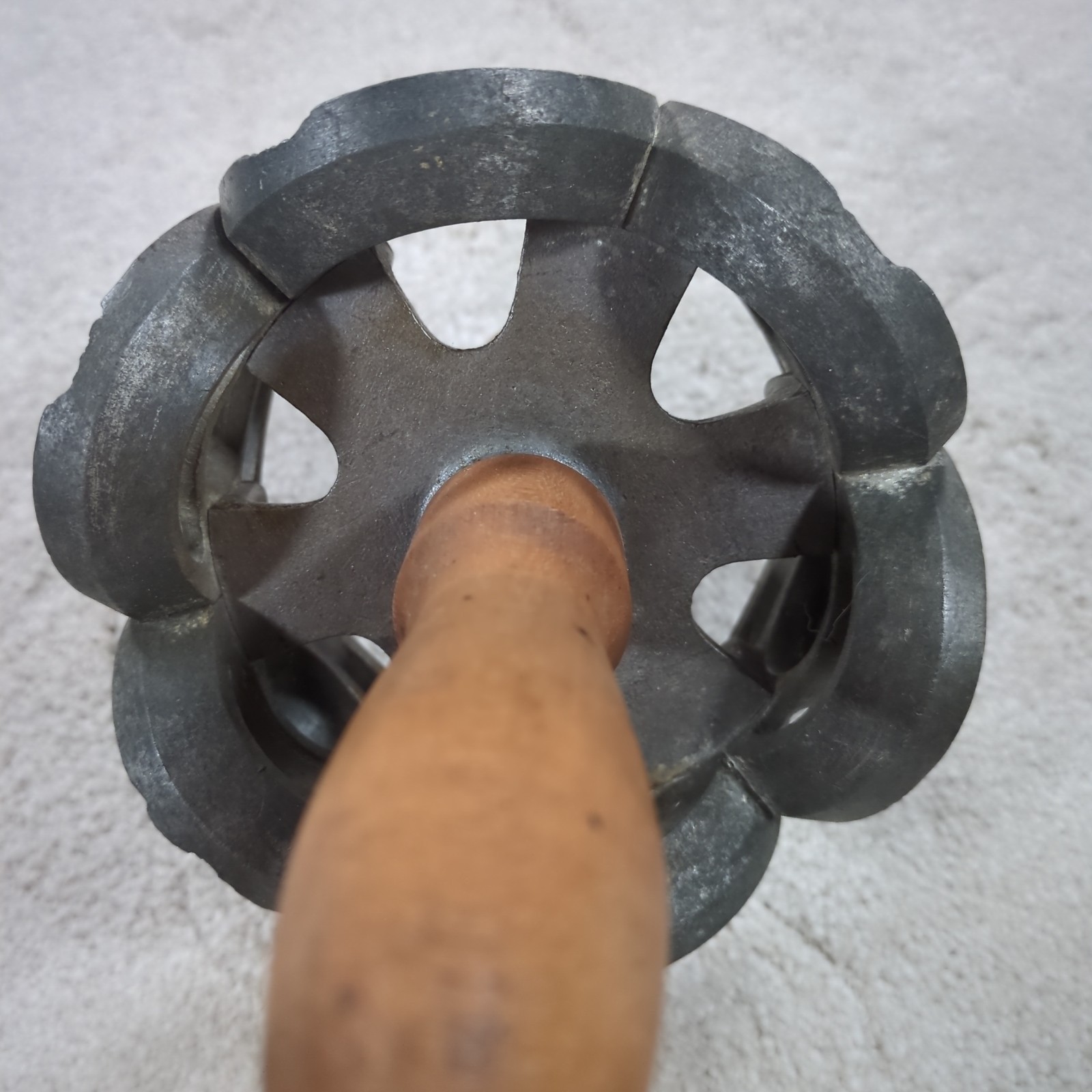 Houpt 2 3/4 Round Donut Biscuit Or Cookie Cutter Vintage Palestine Illinois