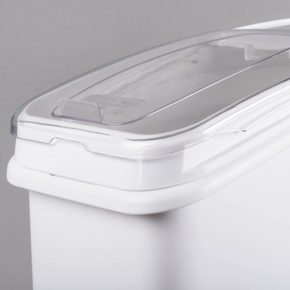 3 PACK Dry Ingredient 21 Gallon Storage Bin Caster Commercial Restaurant Kitchen