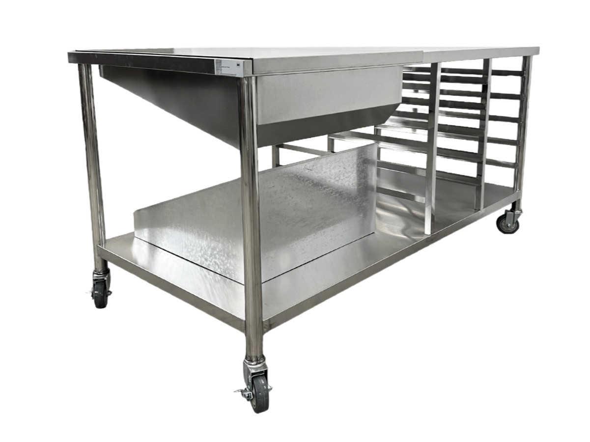 NSF 66″ Commercial Donut Glaze Table Stainless Steel