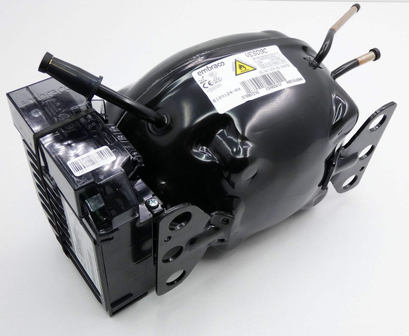 Embraco VESD9C 230V Compressor + CF02D01 230V 2.1A Inverter -Unused-