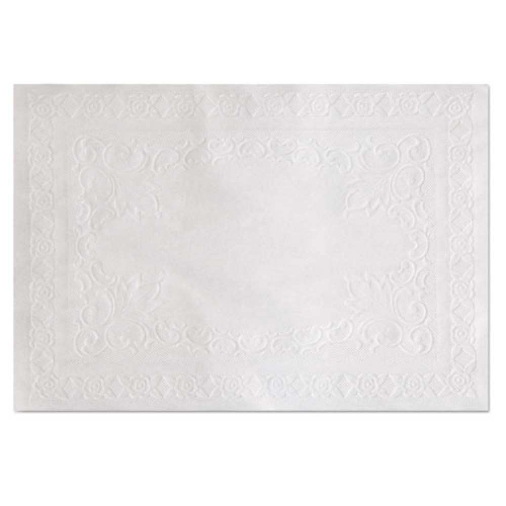 Hoffmaster 601SE1014 1000-Pc/CT Classic Embossed Paper Placemats – WHT New