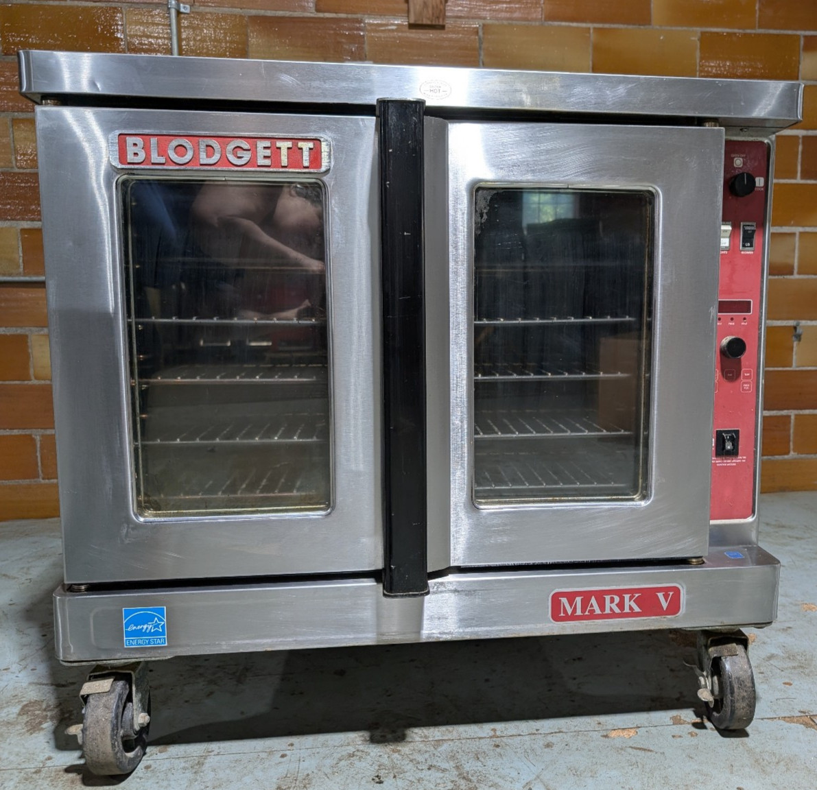 Mark V-100 Blodgett Electric Single Deck Full Size Convection Oven 440/480v 3Ph