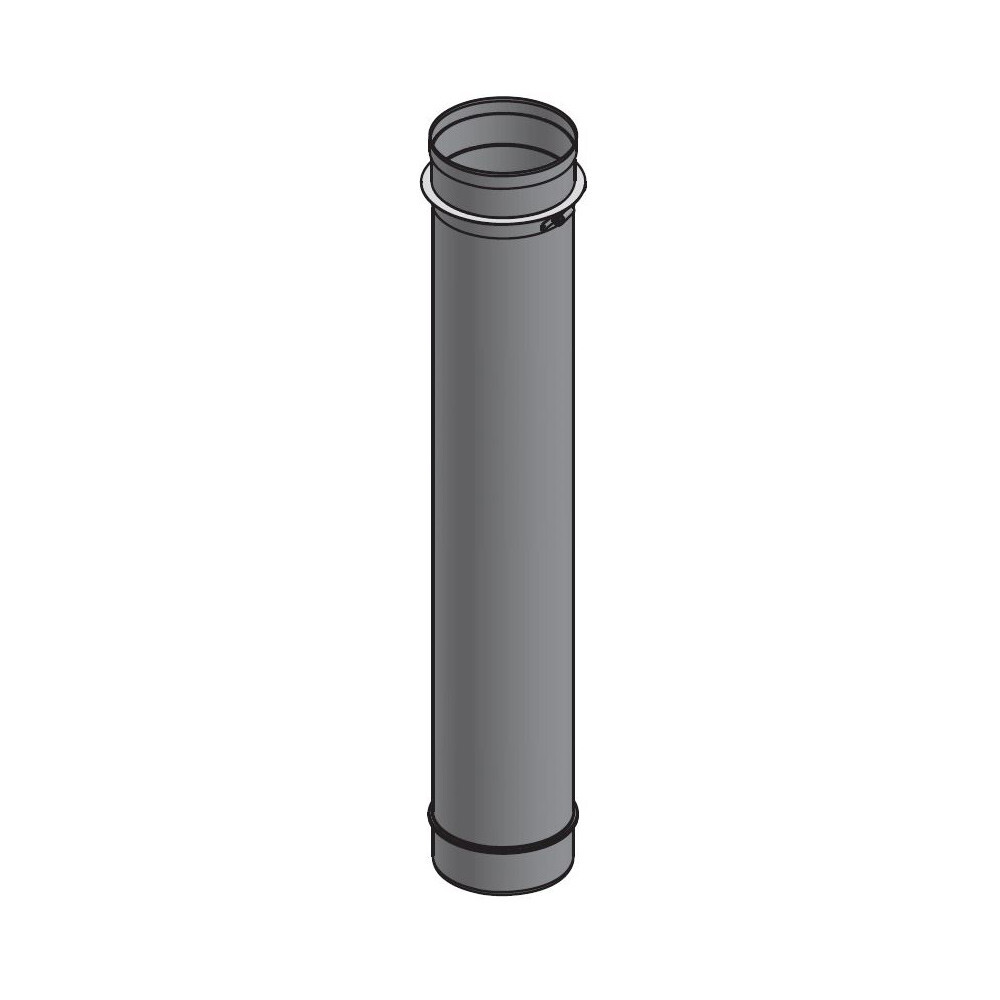 16″ Diameter, Single Wall Grease Duct, 48″ Fixed Length