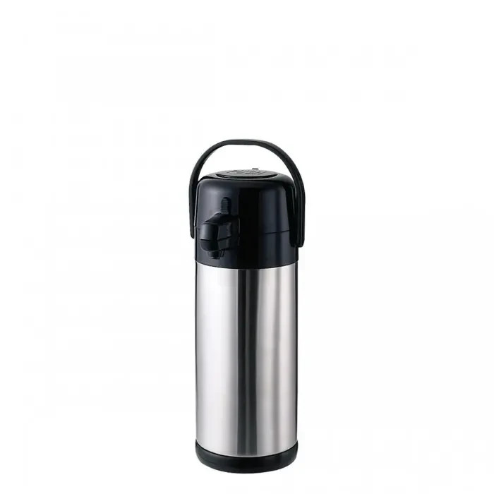 Service Ideas SECA25S Eco Air Stainless-Lined Pump Lid Airpot, 2.5 Liter