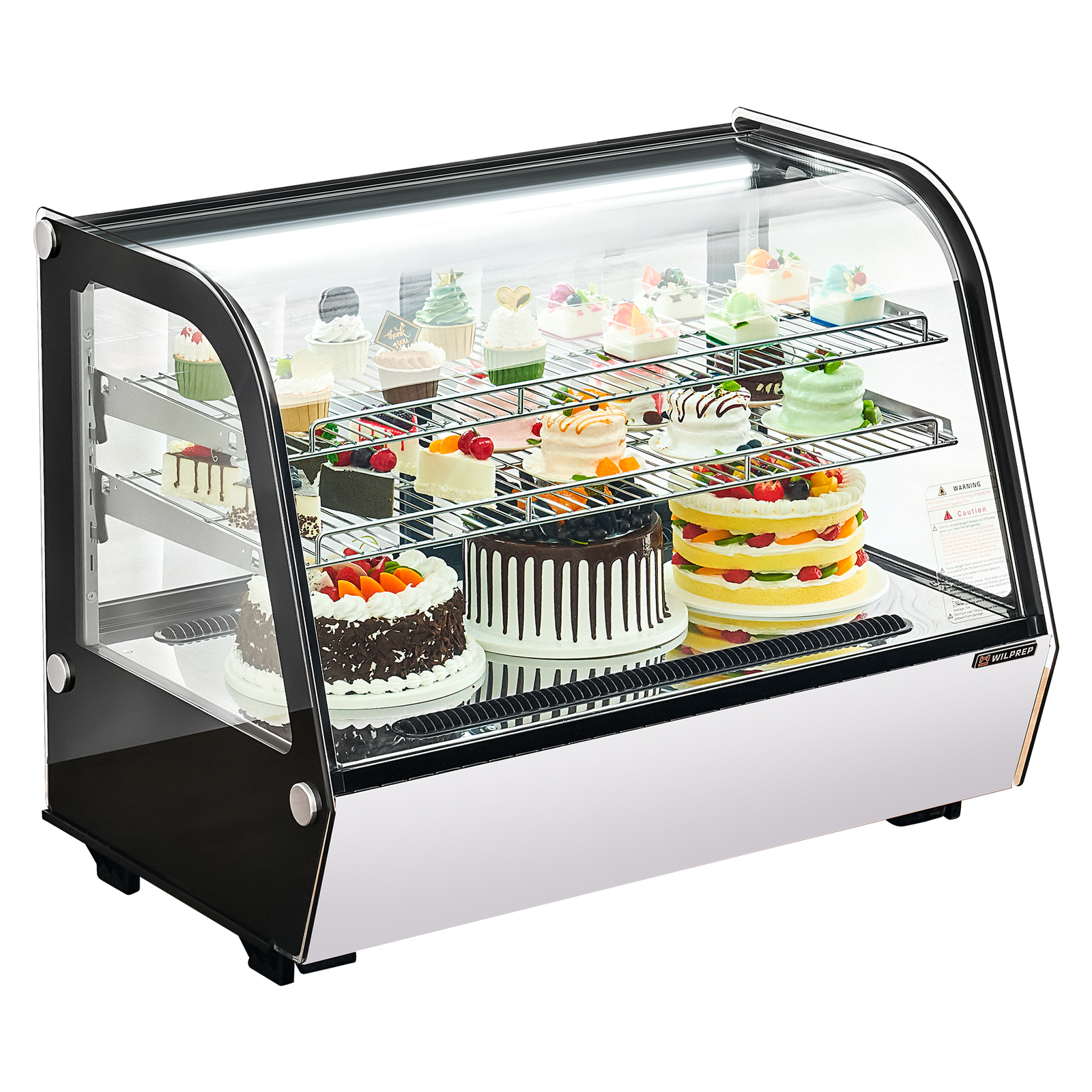 WILPREP 5.1cu.ft Commercial Countertop Display Refrigerator 35in Bakery Case