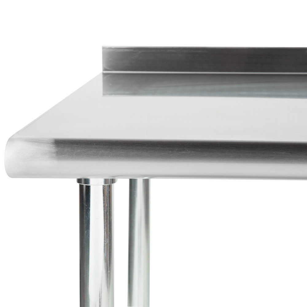 NEW!! 30″ x 30″ Stainless Steel Work Prep Table Undershelf Restaurant Backsplash