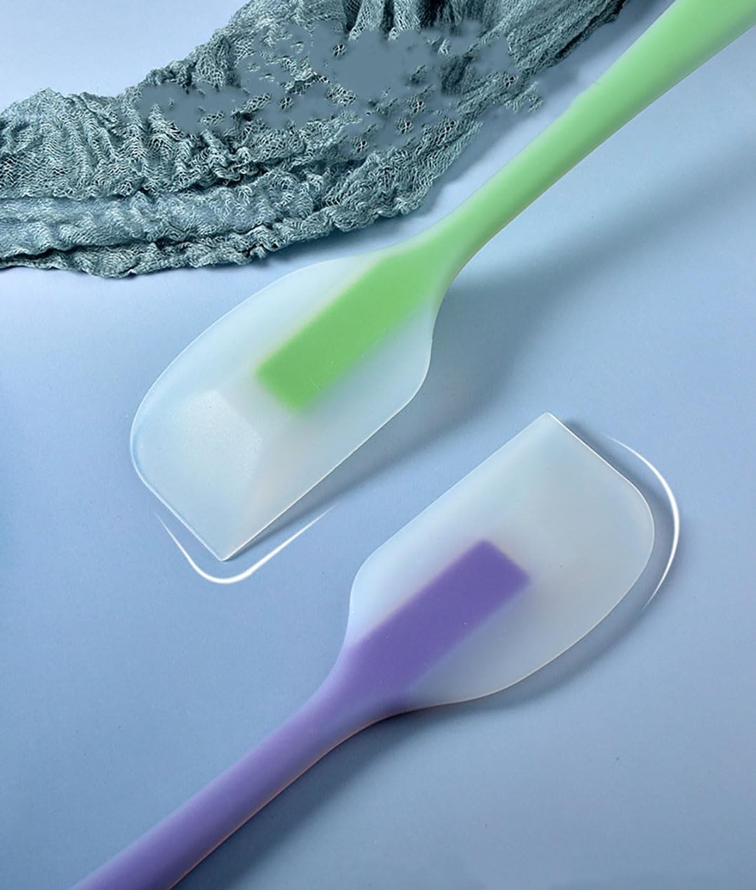 5PCS Silicone Spatula Set Heat Resistant Cake Cream Butter Multicolor