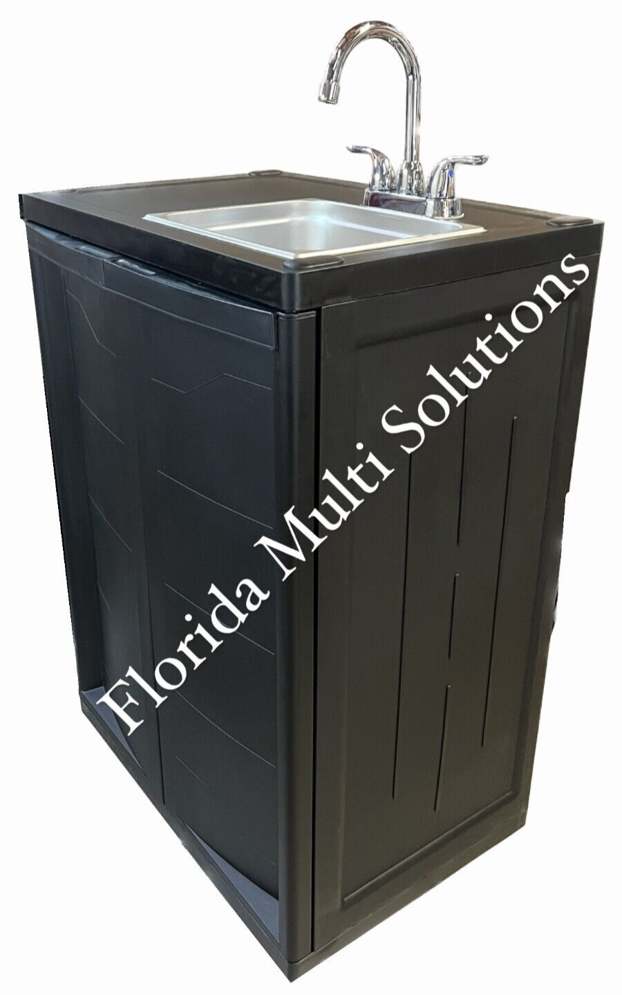 Portable Hand Wash Sink with Hot and Cold Water with NSF Parts 110V ( Side Sink)