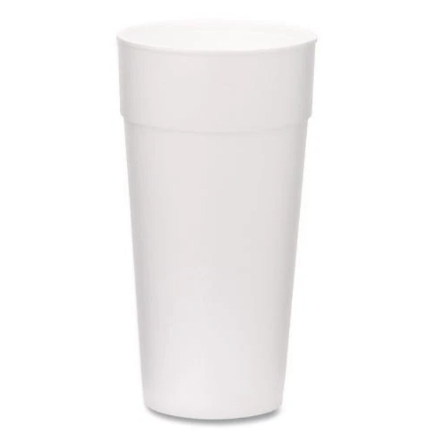 WinCup Foam Drink Cups, 24 oz, White, 300/Carton (CA & WA Restricted)