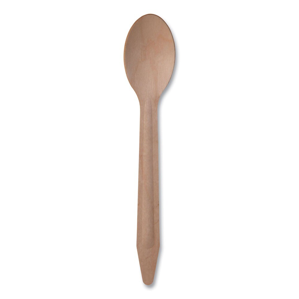 Eco-Products EPS213W General Purpose Spoon Wood Cutlery – Natural (500/CT) New