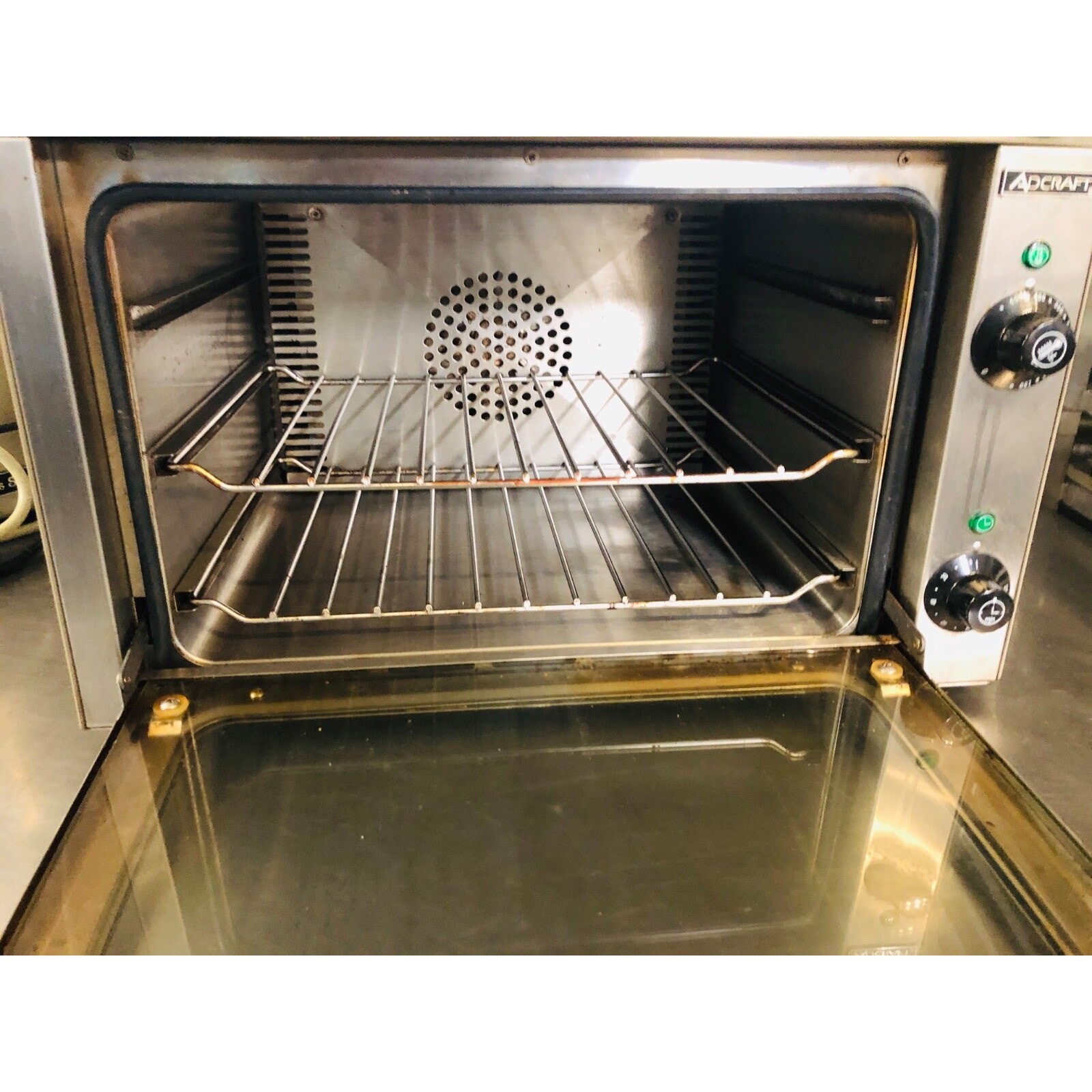 Adcraft COQ-1750W Quarter-Size Electric Countertop Convection Oven 120V TESTED