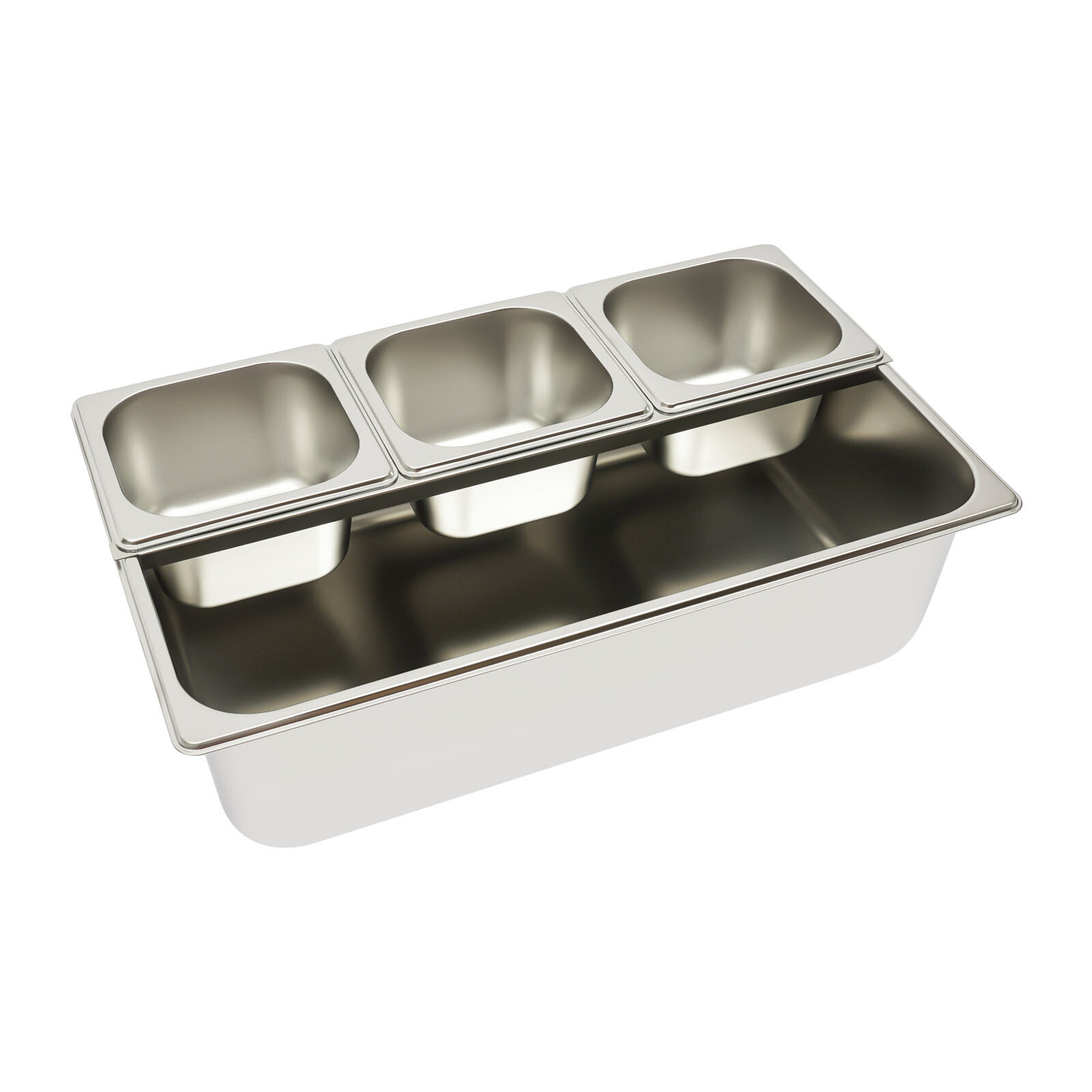 Ice Food Serving Display Tray Buffet Cold Serving Cooler Platter 6 Components
