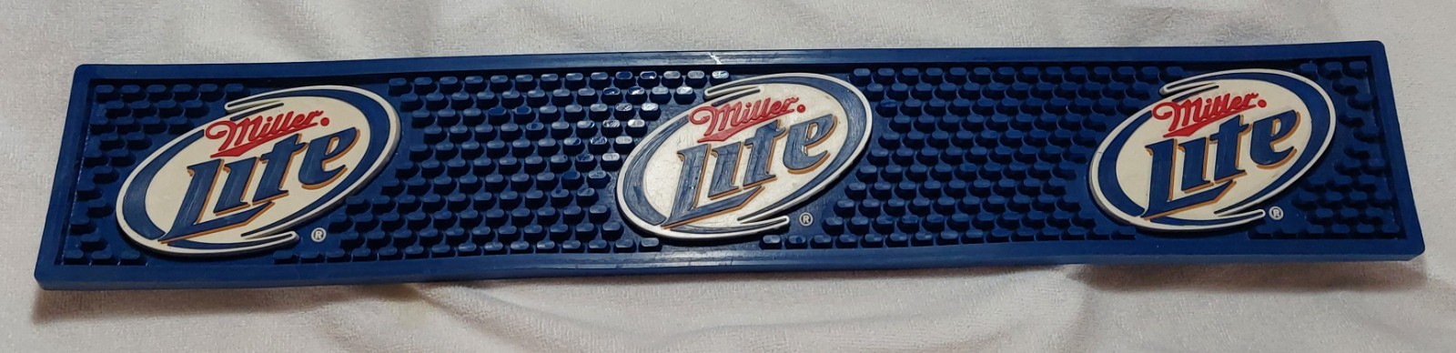 Blue Miller Lite Rubber Bar Mat/Rail Runner 21″X3.5″