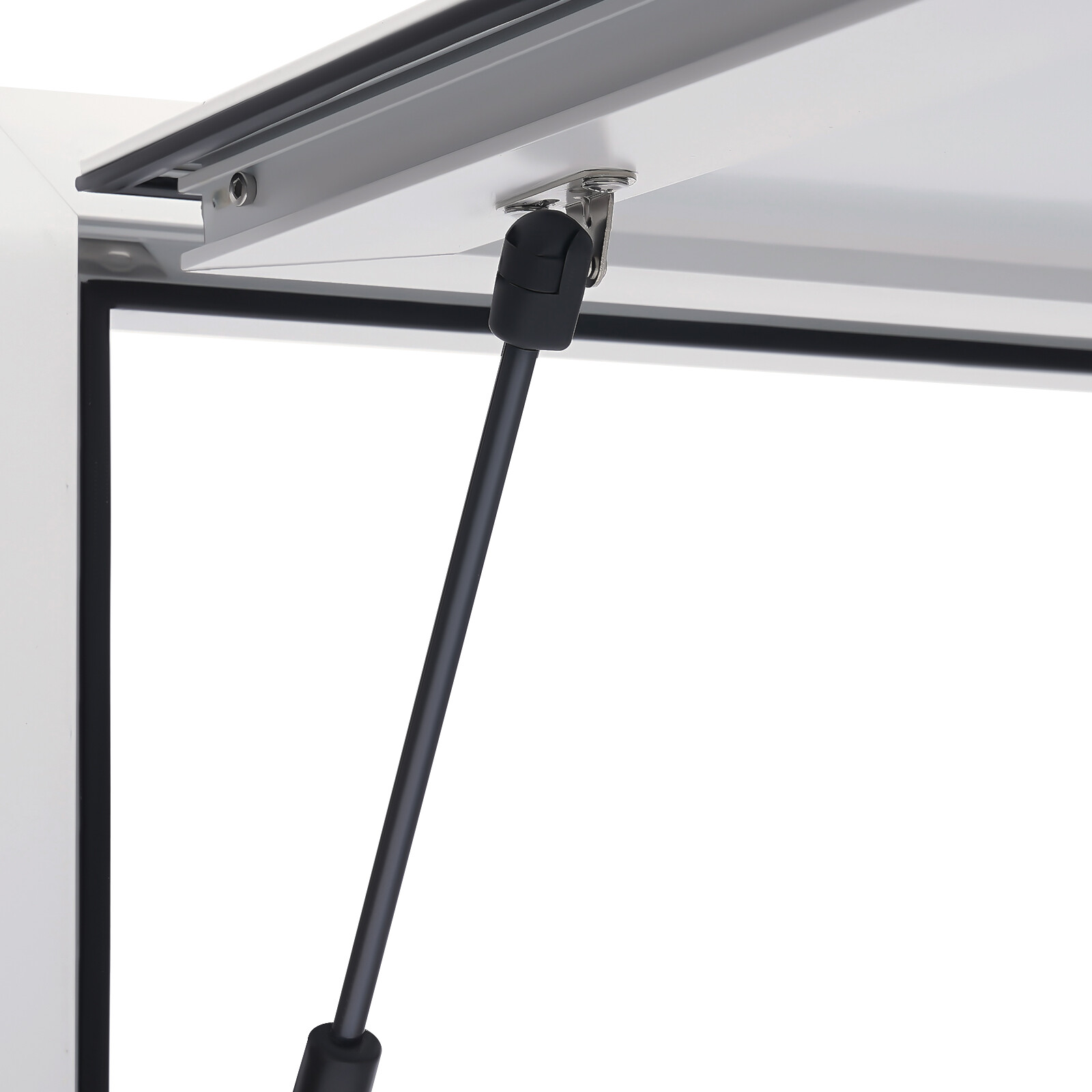 48″L x 32″W White Concession Stand Window Trailer Serving Window Waterproof