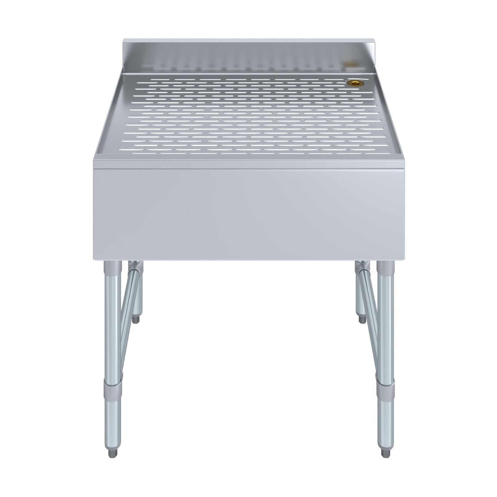 AmGood 30 in. x 22 in. Stainless Steel Underbar Drainboard