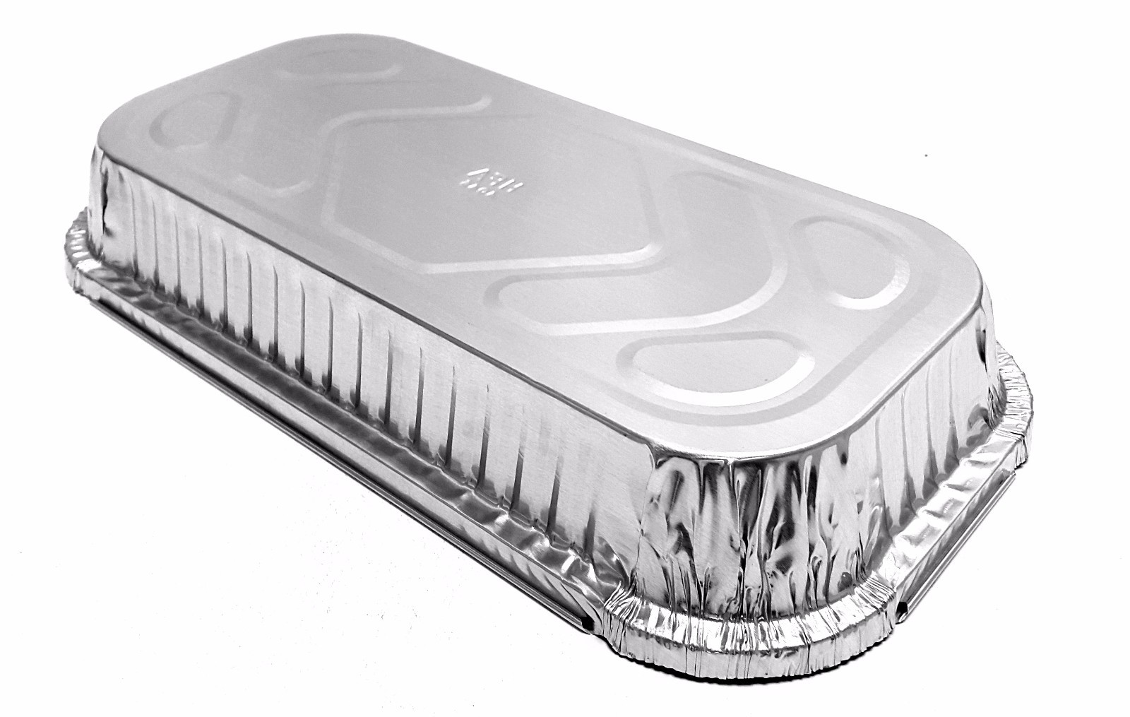 Handi-Foil 3 lb. Oblong Aluminum Entrée Pan 25/PK – Disposable Trays NO LIDS