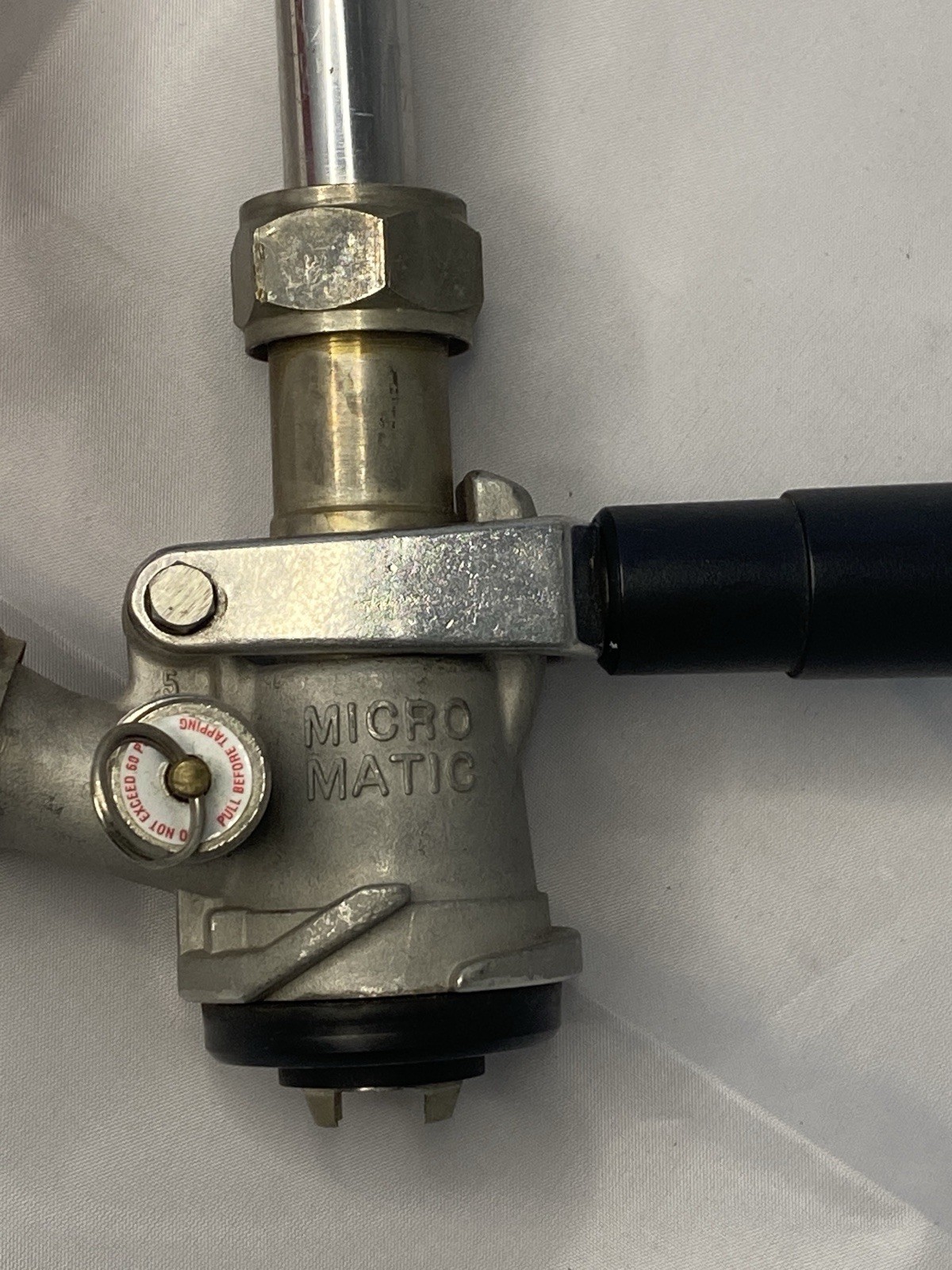 Micro Matic SK18403 8″ Deluxe Picnic Keg Pump Chrome Metal Rod Faucet – Used