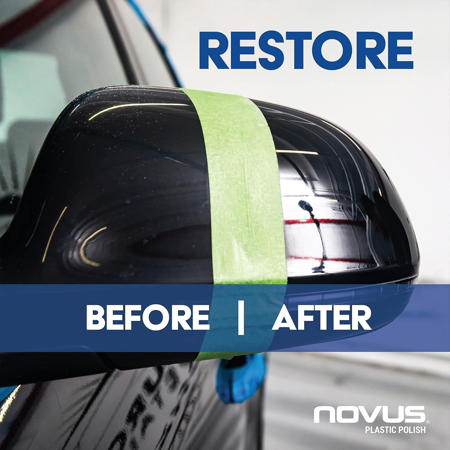 Novus Plastic Polish Kit 1 2 3 Scratch Remover Cleaner 8oz 6 Pads