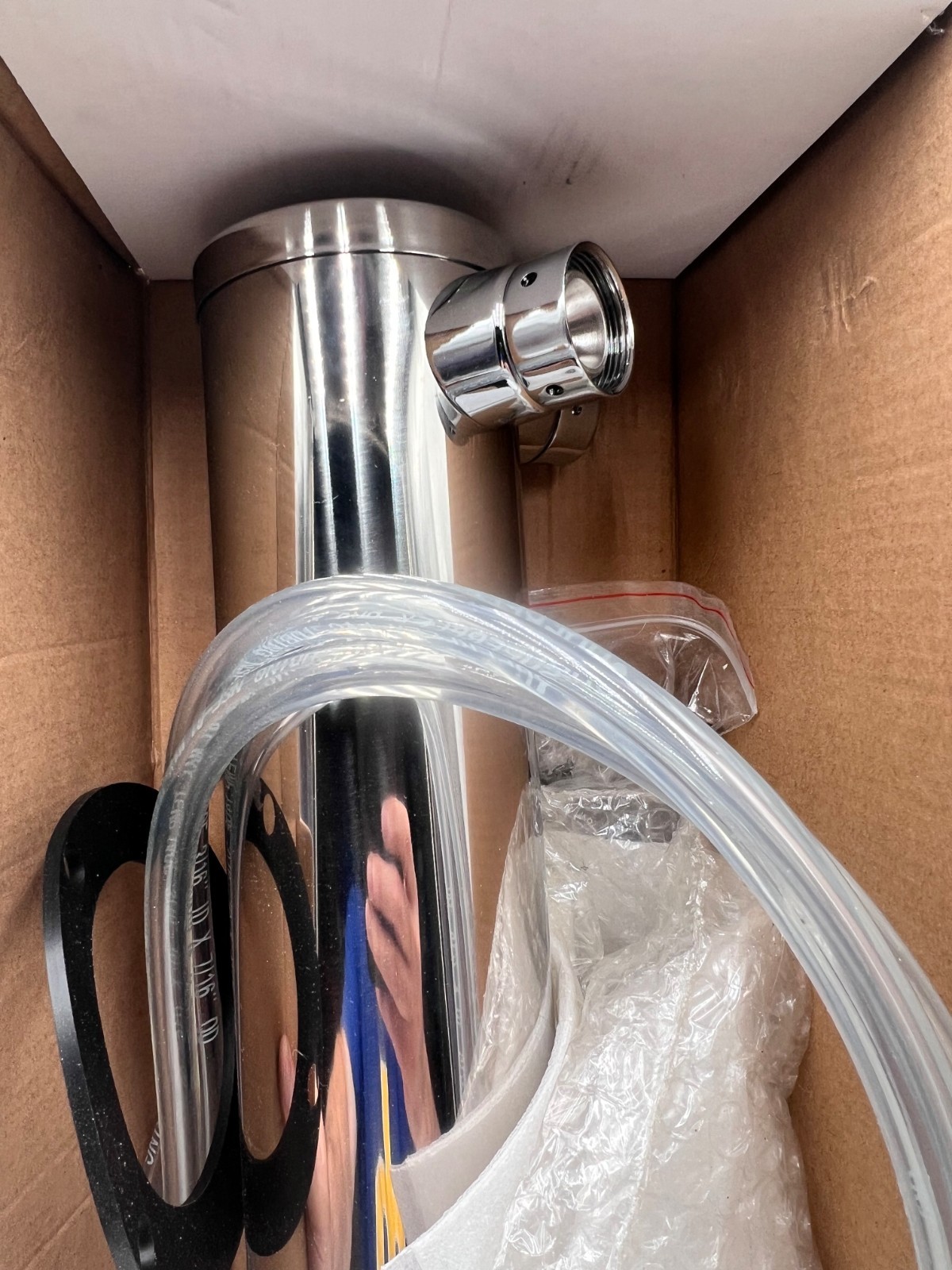 Kegco DT2F-145S Double Faucet Draft Beer Tower 3″ X 14″ Polished Stainless New