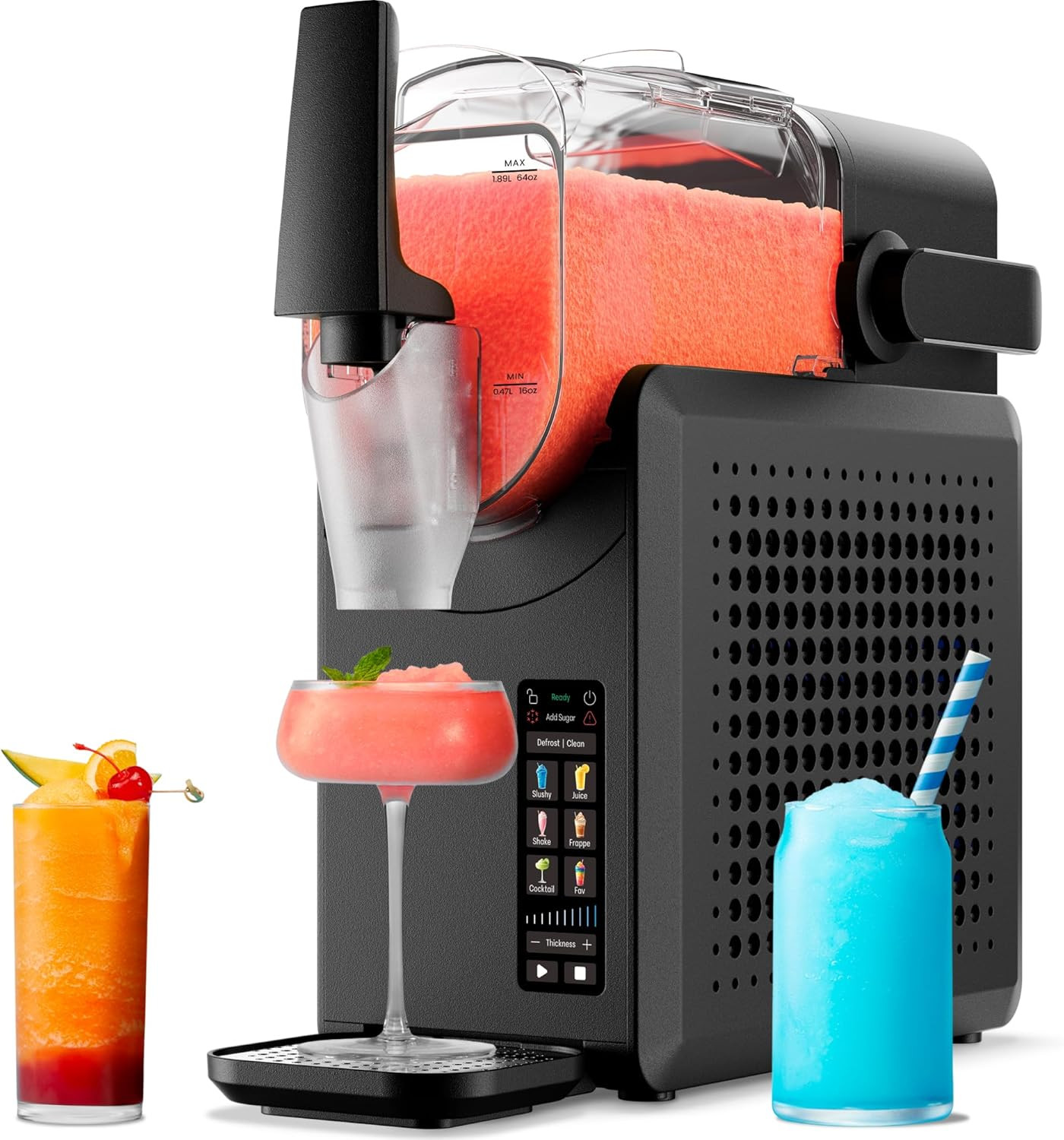 Iceman by Chefman Slush-Ease MAX 90Oz Slushie Machine, 64Oz Liquid Capacity