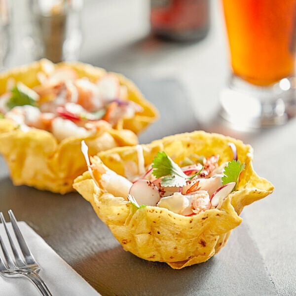 Tortilla Double Taco Cup Fry Basket Sturdy Nickel Plated Steel Heat Resistant 8″