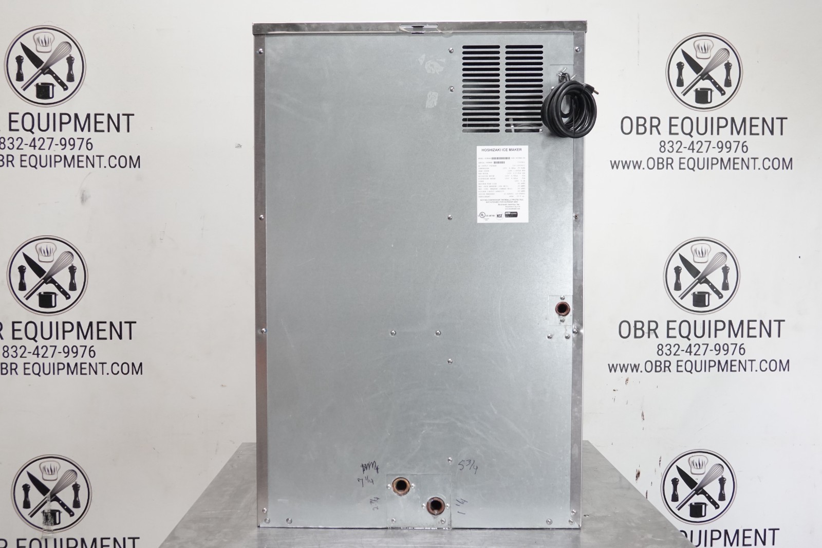 HOSHIZAKI 320LBS AIR COOLED ICE MAKER/ WATER DISPENSER (CUBELET) MODEL DCM-300BA