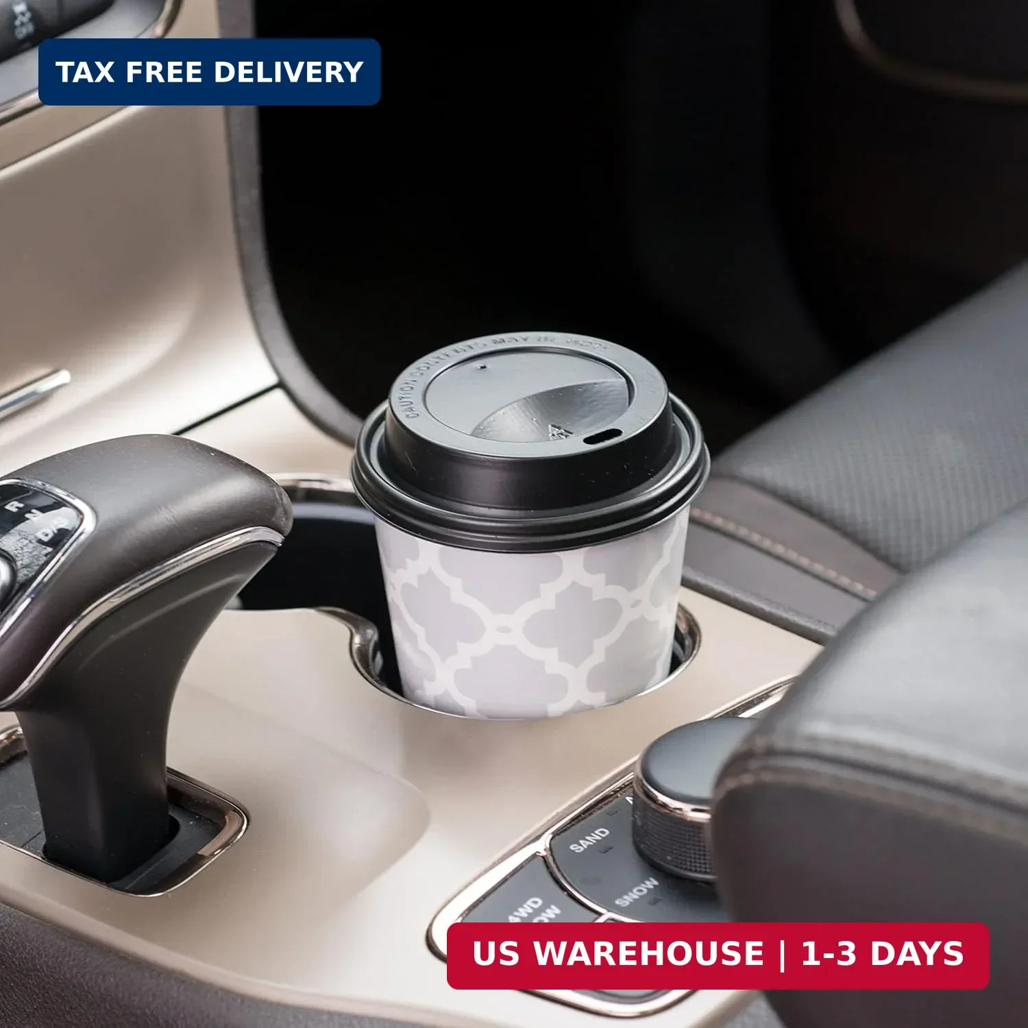 Hefty Disposable Hot Cups with Lids, Insulated Paper Coffee Cups for Tea, Cocoa