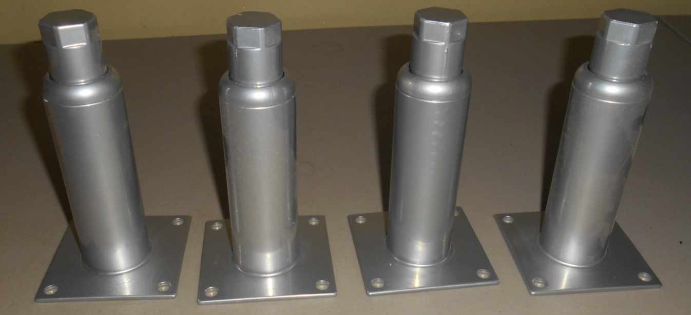 Set of 4 Legs with m/Bolts 6 1/8″-7″ Tall Fryer Ice Machine Fridge+ B3900701 #1