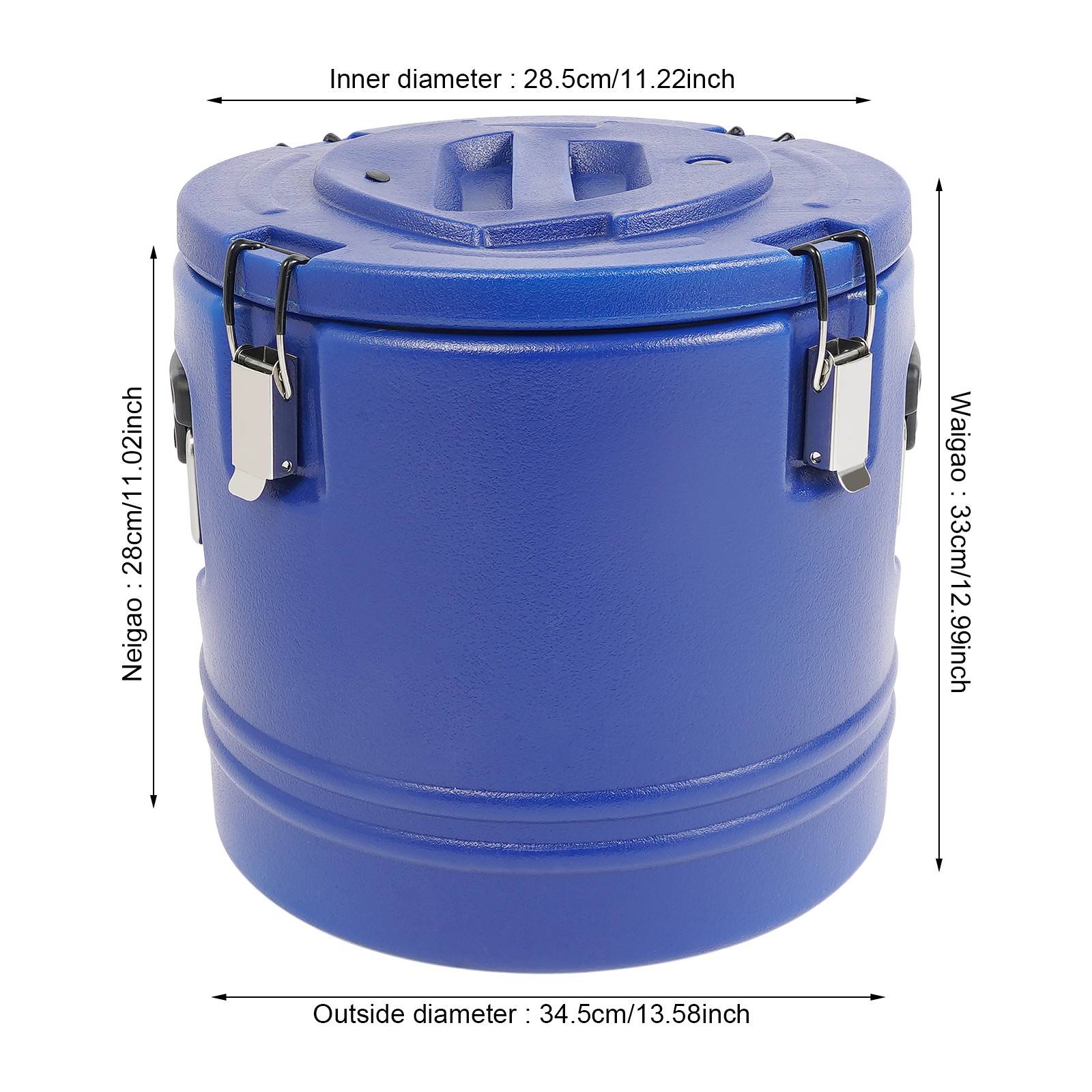 Food Warmer Bucket, Insulated Soup Container, Portable Commercial Soup Container