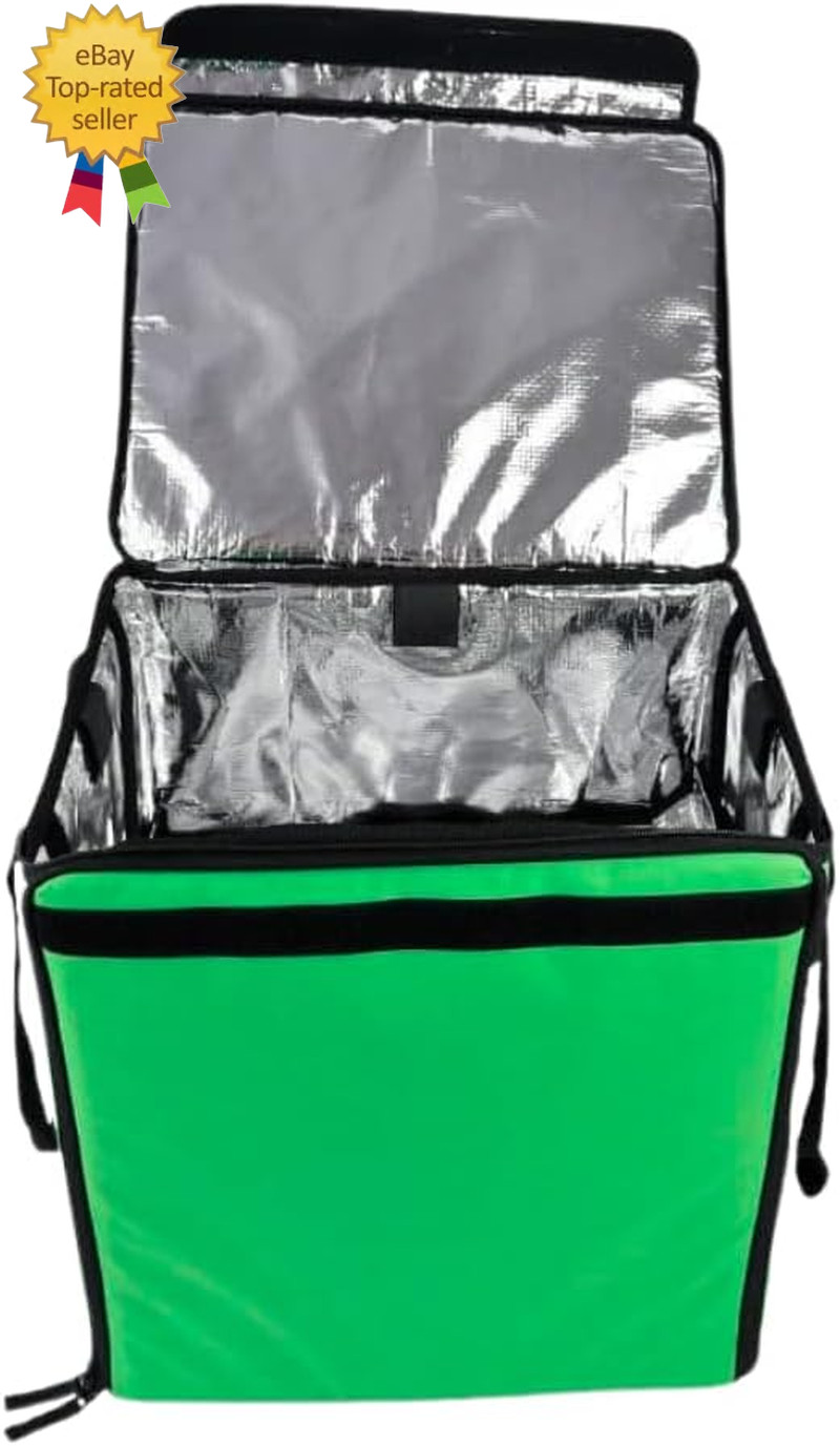 50L XL Large Insulated Food Delivery Backpack, Expandable Catering Cooler