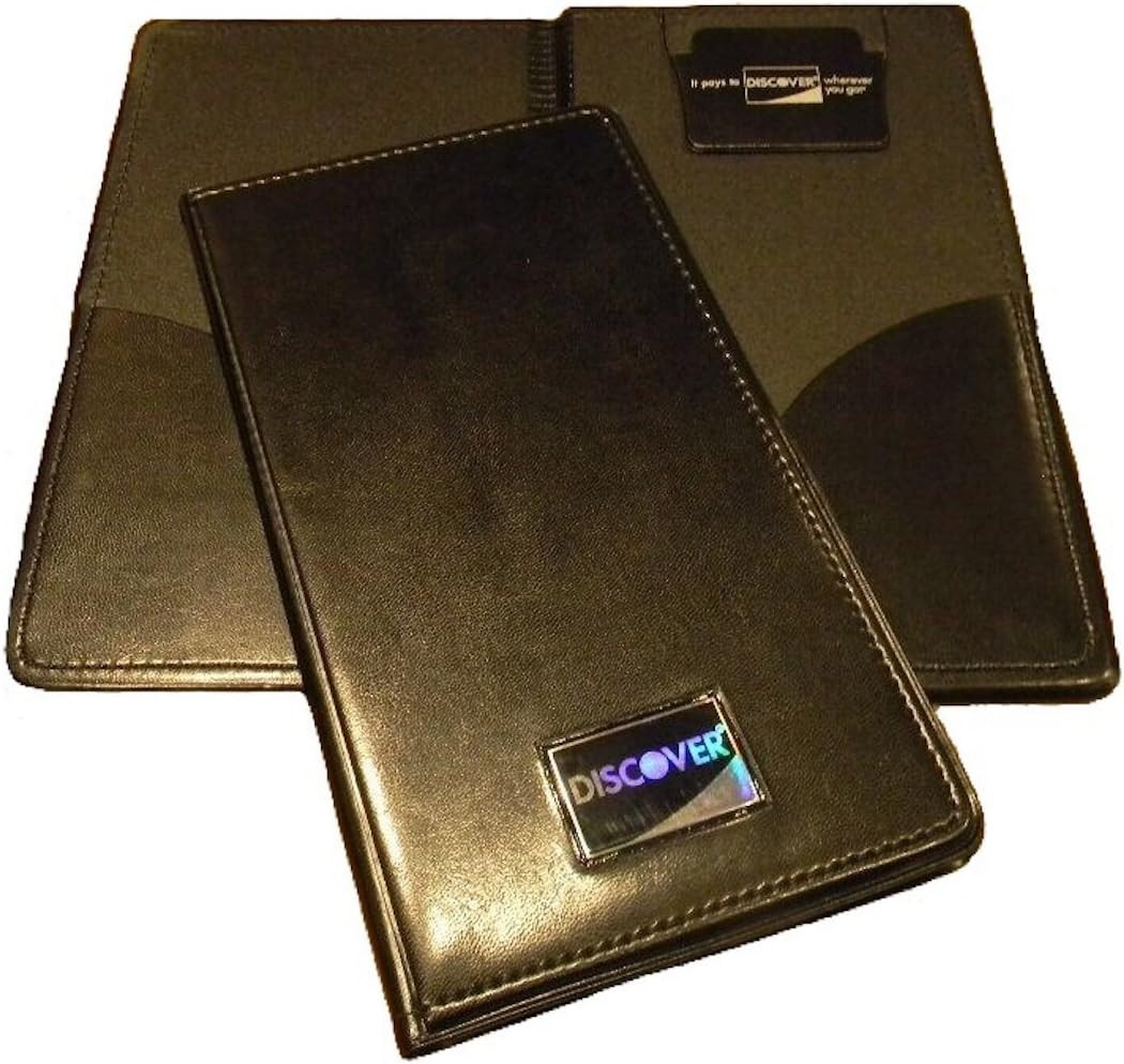 New Restaurant Waitstaff Waiter Waitress Double Panel Checkbook Presenter Leathe