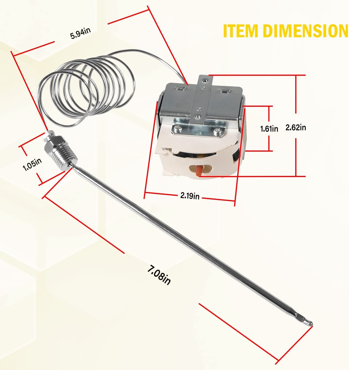 PP10084 High Limit Switch for Pitco All Gas Fryers Safety Thermostat SG14 SG18