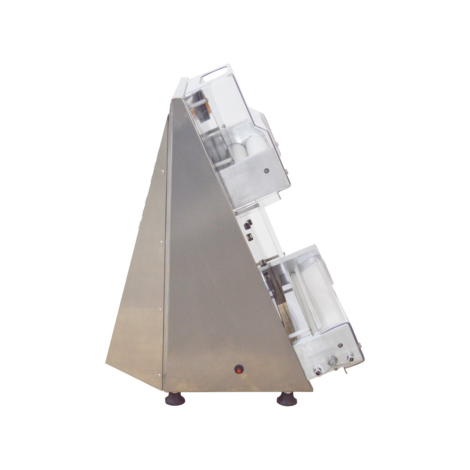 Automatic Pizza Dough Rolling Press Machine 370W Stainless Steel 110V