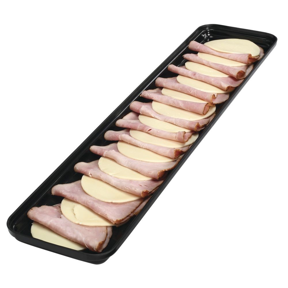 Hubert Black Market Tray for Meat and Deli Cases – 26 3/4″ L x 6″ W x 1″ H