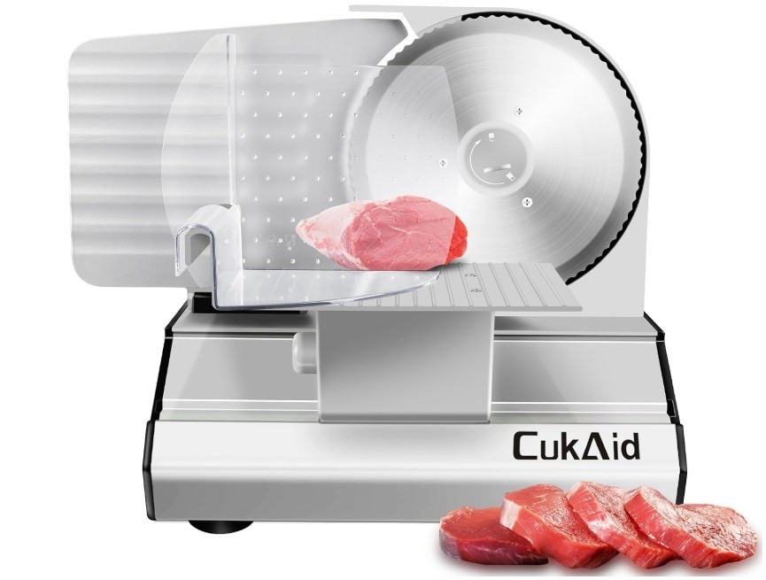 Electric Meat Slicer Machine for Home Use, 200W Deli Food Slicer,Meat Cutter Mac