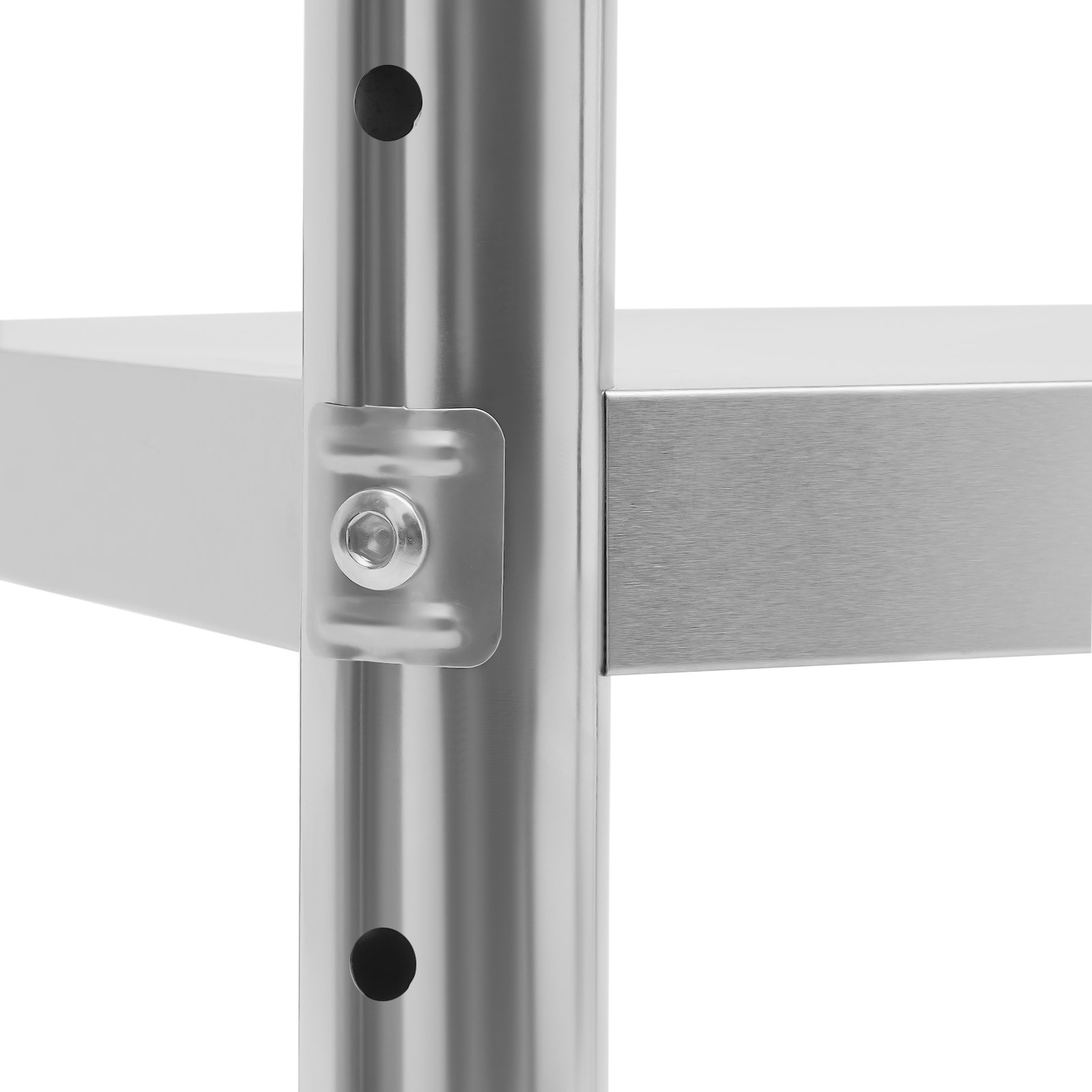 Stainless Steel Commercial Double Overshelf 12x 30 Inch for Prep Table Kitchen