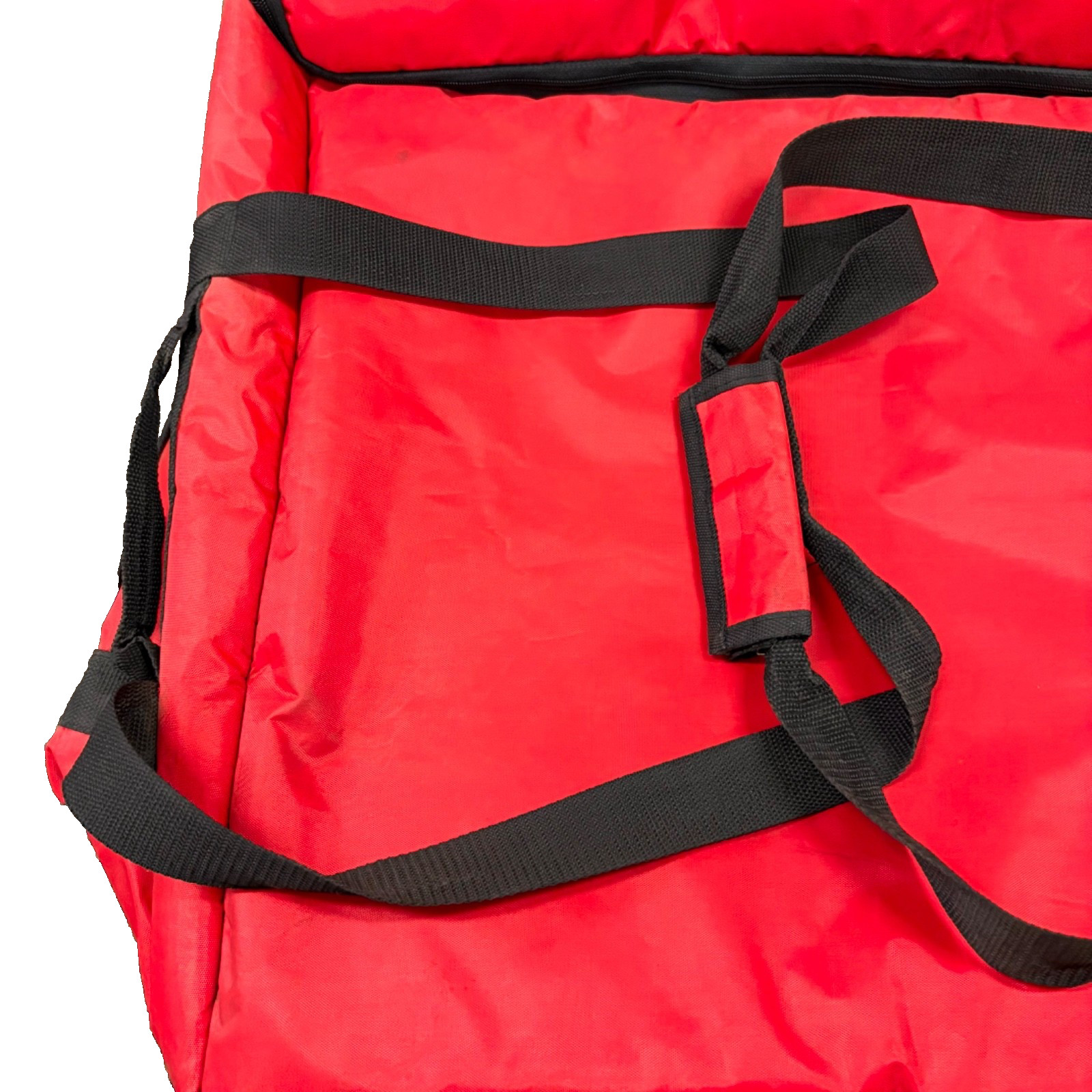 Pizza Box Delivery Bag, Insulated, Red Polyester – 18″ x 18″ x 12″