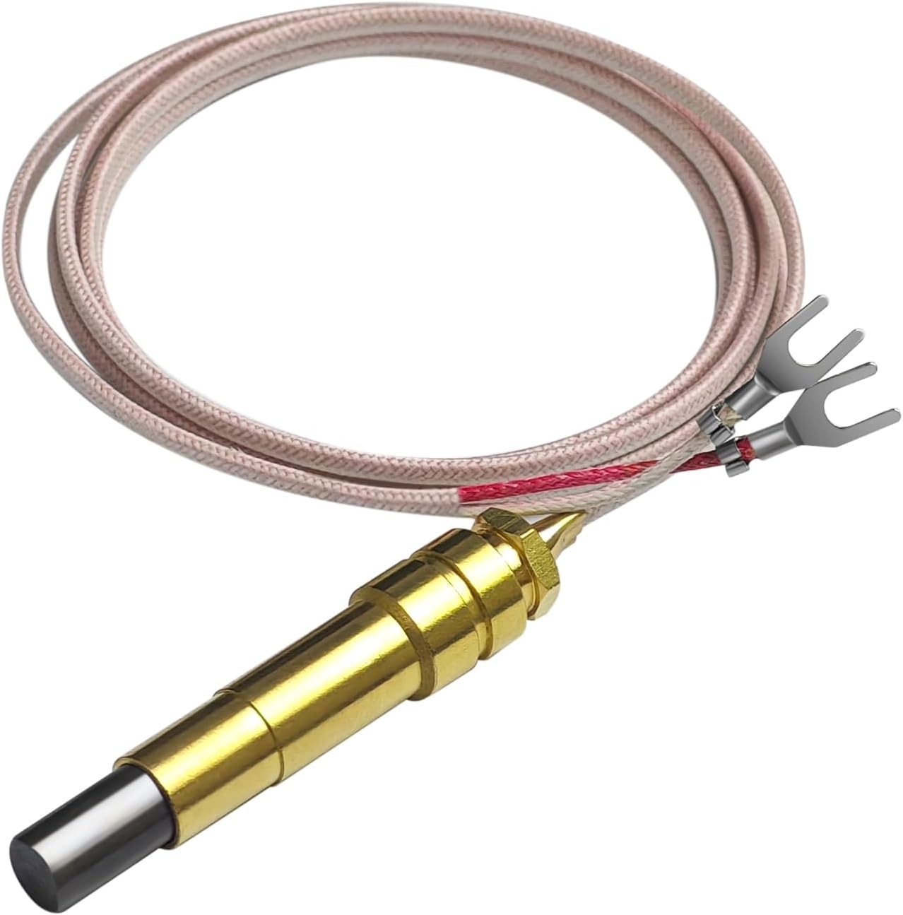 TWO LEAD THERMOPILE 60″ Adaptor included 750 MV For ROBERTSHAW 1950-003 A11102