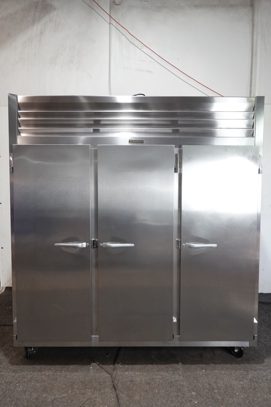 NEW TRAULSEN THREE SECTION SELF-CONTAINED PASS-THRU REFRIGERATOR MODEL RHT332NPU
