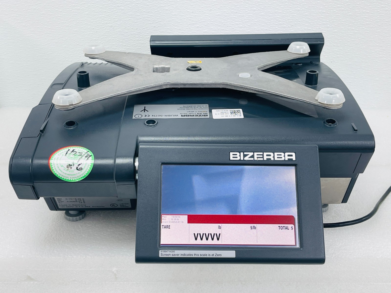 USED – Bizerba KH Series KH II 100 PRO 30 lb. PC Countertop Computing Scale