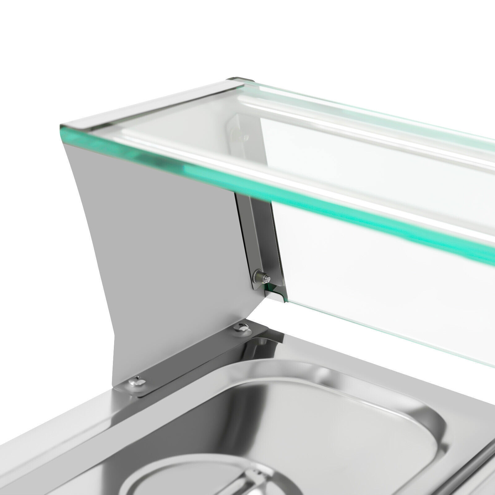 6-Pan Electric Food Warmer Steam Table Buffet Bain Marie Countertop Commercial